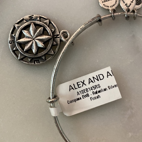 Alex and Ani Compass Charm Bracelet - Picture 4 of 9
